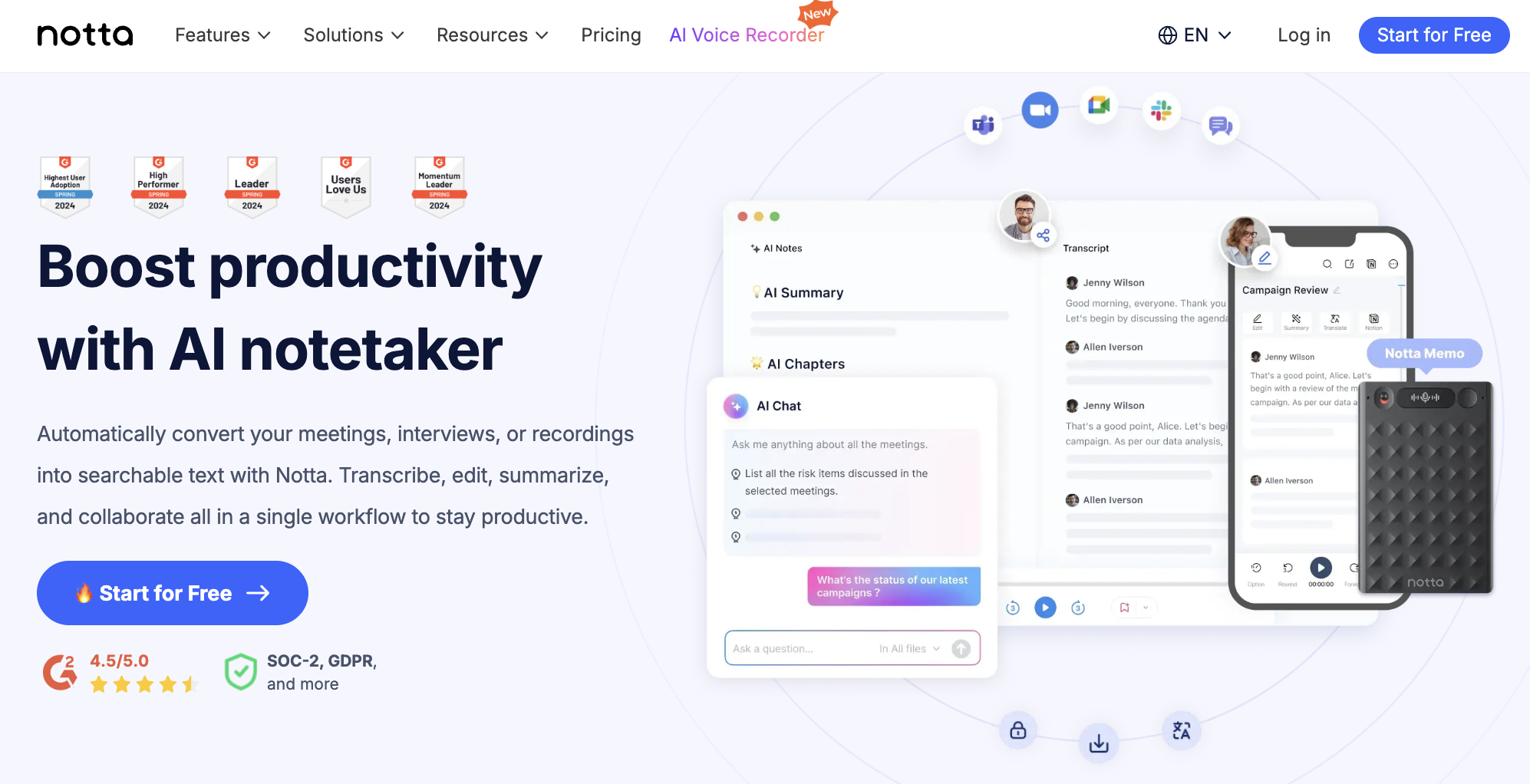 会議講義自動文字起こし要約